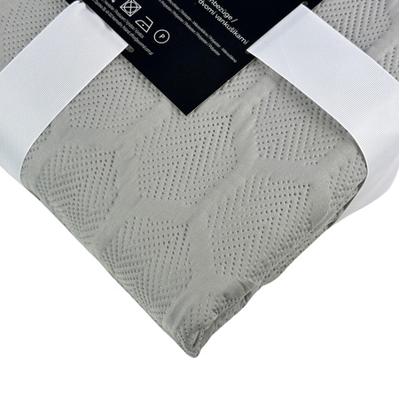 NARZUTA PARLA 3D 180x220, SY-7653 SZARY JASNY