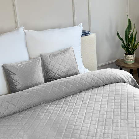 NARZUTA AMARANTE 180x220+2/40x40, 010 / SZARY