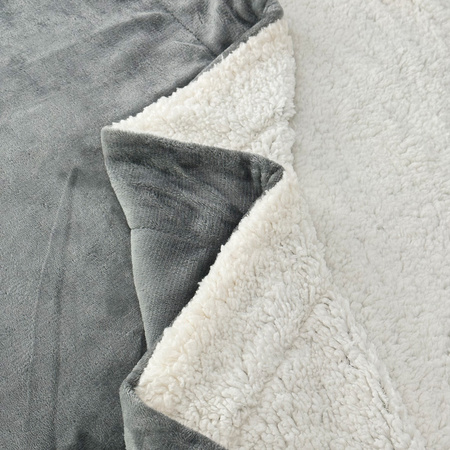 KOC SHERPA 150X200 SZARY JASNY