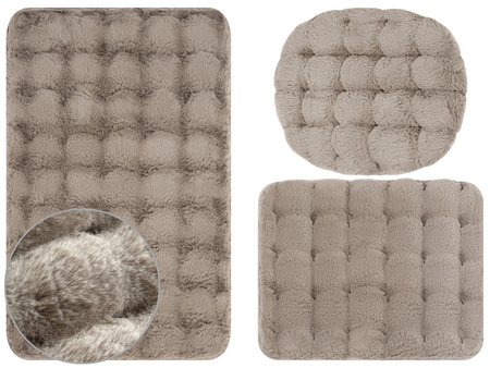 DYWANIK ŁAZ. ARUBA KPL 3 SZT. BEŻ TAUPE