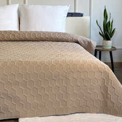 NARZUTA PARLA 3D 180x220, SY-7653 BEŻOWY