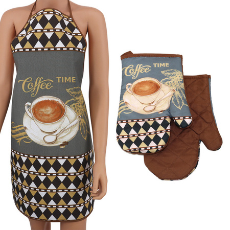 RĘKAWICE KUCH. COFFEE II 0418FS38 Z MAGNESEM KPL.2 SZT