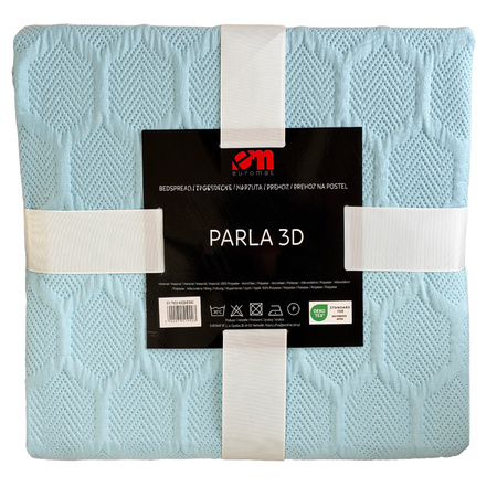 NARZUTA PARLA 3D 220x240, SY-7653 NIEBIESKI