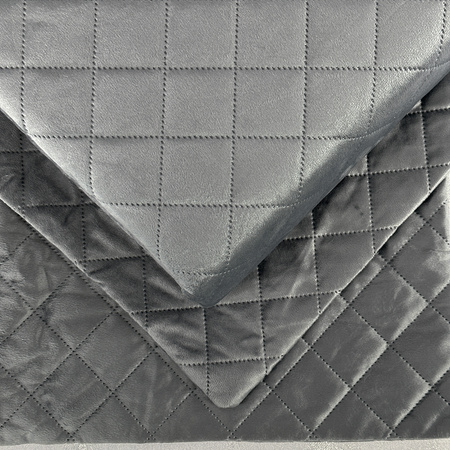 NARZUTA AMARANTE 180x220+2/40x40, 010 / SZARY CIEMNY