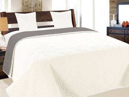 NARZUTA VIGO II 180x220+2/40x40, 011/ GREY-ECRU