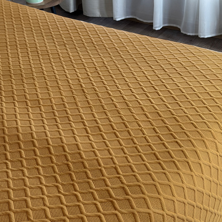 NARZUTA PARLA 3D 180x220, SY-7654 BRĄZOWY