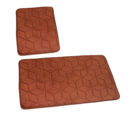 Dywanik łazienkowy SUMBA kpl 2 szt., LZ(31) BRĄZ 20 (45x75+45x35)