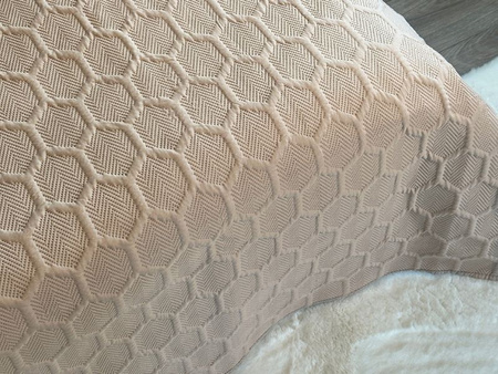 NARZUTA PARLA 3D 180x220, SY-7653 BEŻOWY