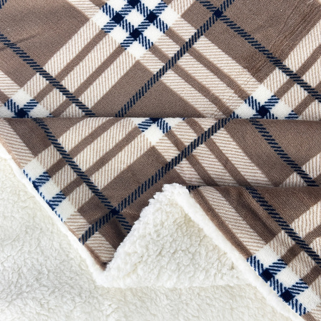 KOC SHERPA PRINT 150x200 BEŻ