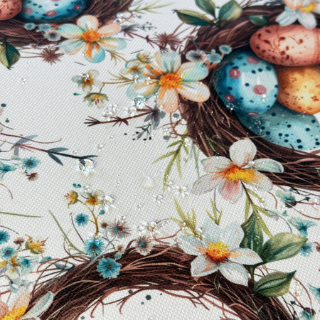 Obrus plamoodporny Druk 4 Wielkanoc Wielkanocne Wianki