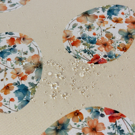 Obrus plamoodporny Druk 4 Wielkanoc Kwiecista Pisanka