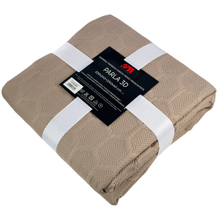 NARZUTA PARLA 3D 180x220, SY-7653 BEŻOWY
