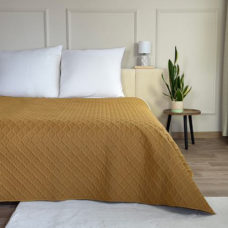 NARZUTA PARLA 3D 180x220, SY-7654 BRĄZOWY