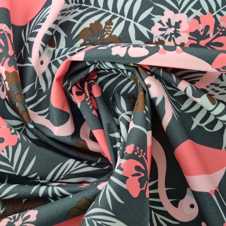 Obrus Poliestrowy Wodoodporny Plamoodporny Flamingi