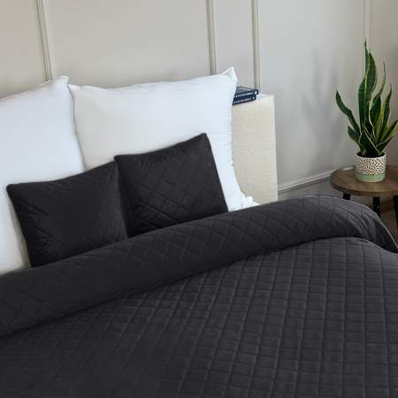 NARZUTA AMARANTE 220x240+2/40x40, 010 / CZARNY