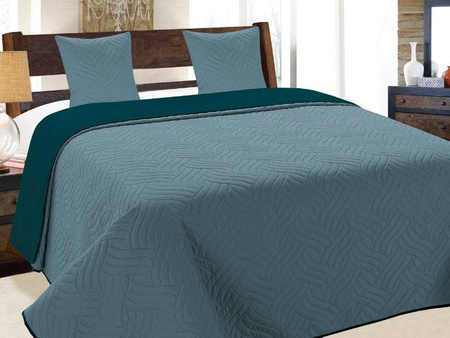 NARZUTA VIGO II 220x240+2/40x40, 011/DARK TURQUISE-BLUE
