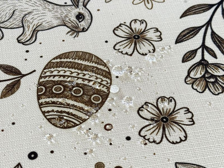 Obrus plamoodporny Druk 4 Zające