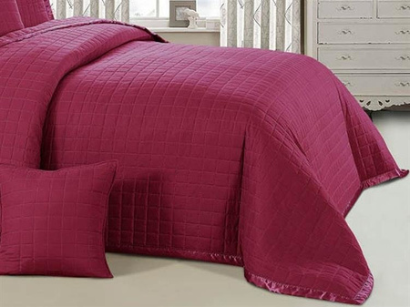 Dwustronna Narzuta Rota Burgund 220x240