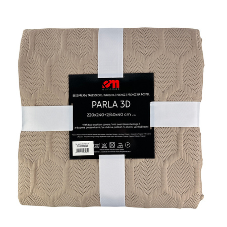 NARZUTA PARLA 3D 180x220, SY-7653 BEŻOWY