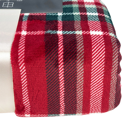 KOC SHERPA PRINT 150x200 CZERWONY