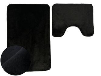 DYWANIK ŁAZ. LOMBOK KPL 2 SZT. CZARNY
