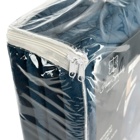 NARZUTA AMARANTE 220x240+2/40x40, 010 / TURKUSOWY CIEMNY