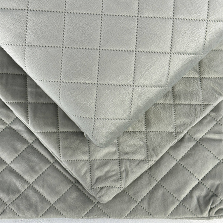 NARZUTA AMARANTE 180x220+2/40x40, 010 / SZARY