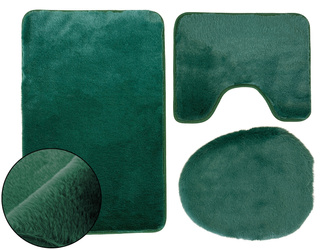 DYWANIK ŁAZ. LOMBOK KPL 3 SZT. ZIELONY