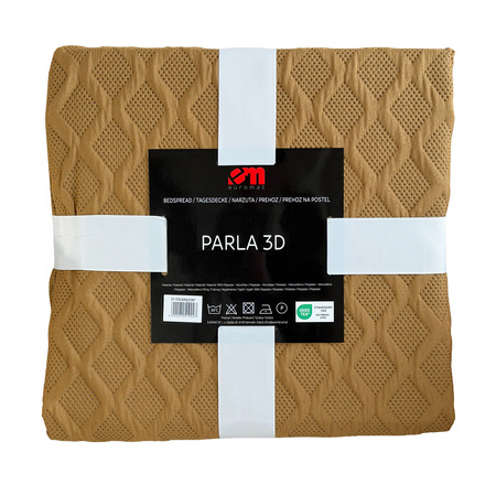 NARZUTA PARLA 3D 220x240, SY-7654 BRĄZOWY