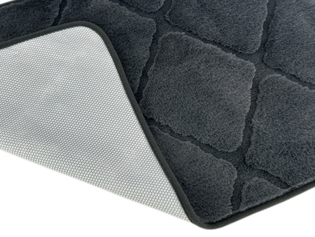 DYWANIK ŁAZ. MUNA KPL. 3 SZT. SZARY CIEMNY