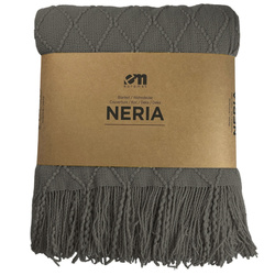 KOC NERIA 150x200CM GRAFITOWY