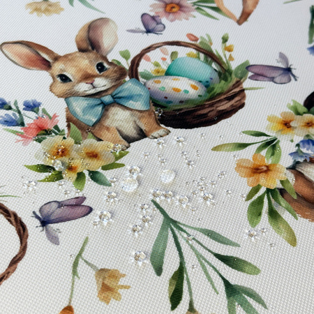 Obrus plamoodporny Druk 4 Wielkanoc Rabbit Fun