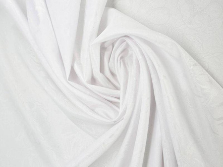 Obrus plamoodporny Kwiaty 3329 Biały