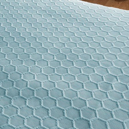 NARZUTA PARLA 3D 180x220, SY-7653 NIEBIESKI