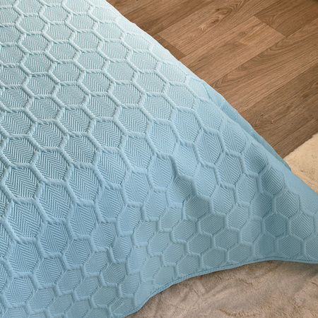 NARZUTA PARLA 3D 180x220, SY-7653 NIEBIESKI