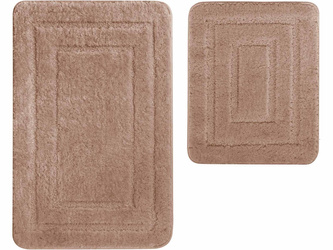 DYWANIK ŁAZ. ALOR KPL 2 SZT. BRĄZ