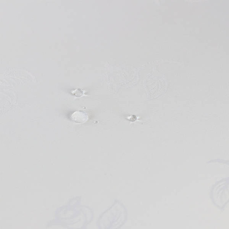 Obrus plamoodporny 147 Biały Różyczki