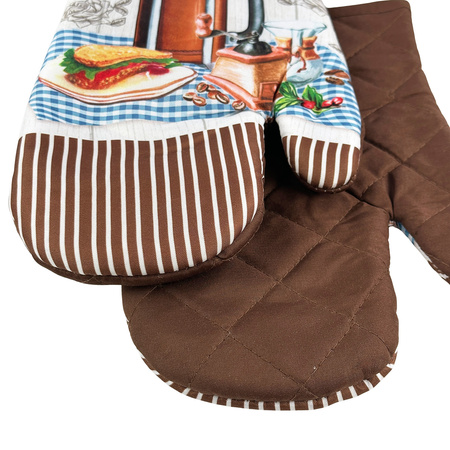 RĘKAWICE KUCH. COFFEE II F22A1110-B Z MAGNESEM KPL.2 SZT