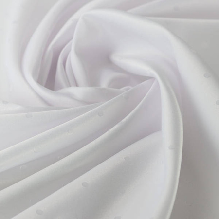 Obrus plamoodporny Biały kropki Z-4