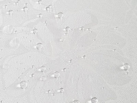 Obrus plamoodporny Kwiaty 3329 Biały