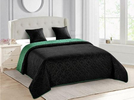 NARZUTA VIGO II 180x220+2/40x40, 006/BOTTLE GREEN-BLACK