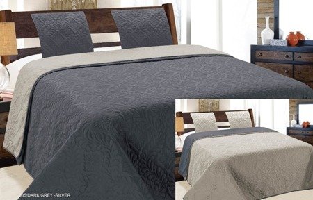 Narzuta VIGO II 180x220+2/40x40, 035/DARK GREY-SILVER